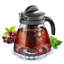 Kanvica MONTE CARLO s lúhovacími sitkami 1,5l antracitová