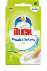 DUCK Fresh Stick WC gélové pásiky Limetka 3 x 9 g