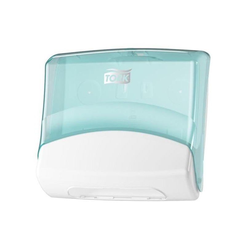 Zásobník na skladané utierky Tork Folded Wiper tyrkysový W4