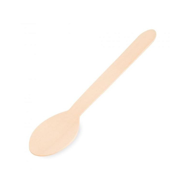 Lyžice drevené 16 cm (100 ks)