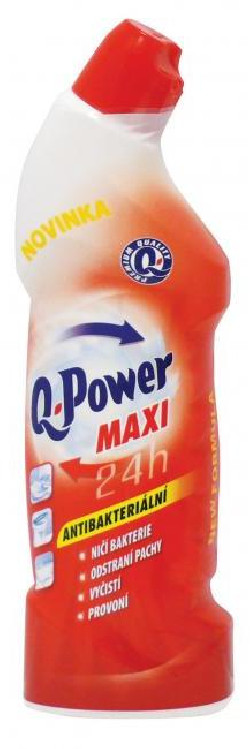 Q-Power WC gél 750 ml - MAXI antibakteriálny