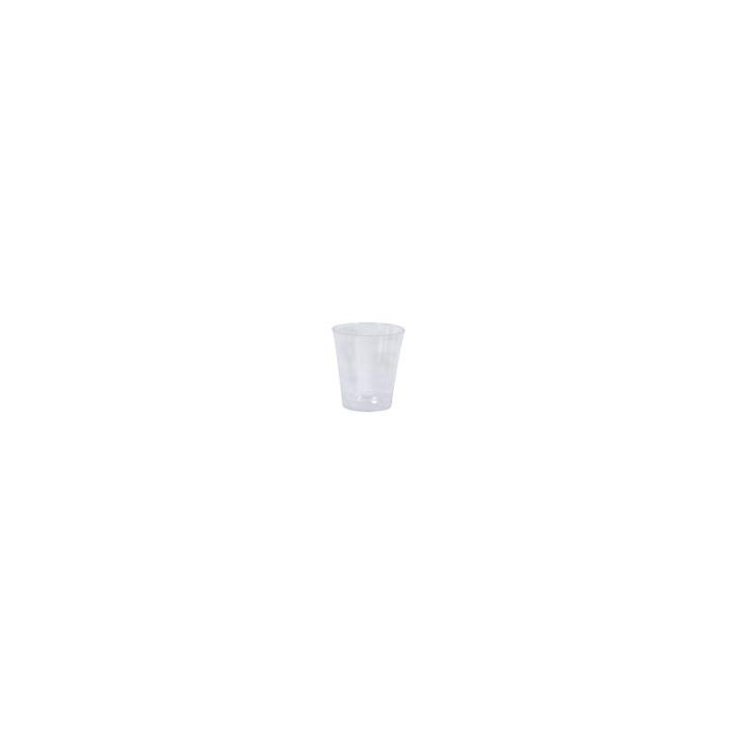 Poháre plastové kryštál 40 ml priehľadné (50 ks)