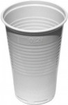 Poháre plastové 200 ml biele 100% recykel (100 ks)