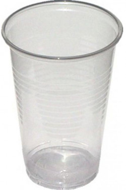 Poháre plastové 200 ml priehľadné 100% recykel (100 ks)