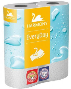 Kuchynské utierky 2-vrstvové HARMONY Everyday/Praktik, návin 11 m (2 ks)