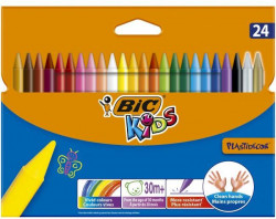 Plastové voskovky odolné voči lámaniu 24ks