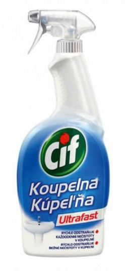 Cif KÚPEĽŇA Ultrafast čistič s rozprašovačom 750 ml