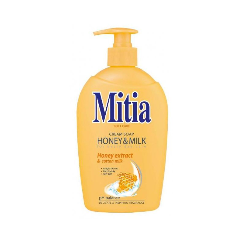 Mitia tekuté mydlo 500 ml - Med&Mlieko