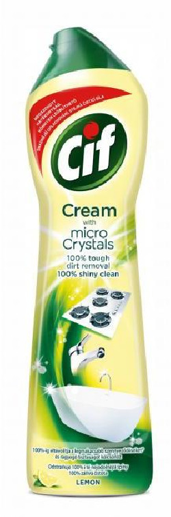 Cif Cream tekutý piesok citrón 500 ml