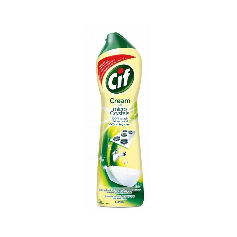 Cif Cream tekutý piesok citrón 500 ml