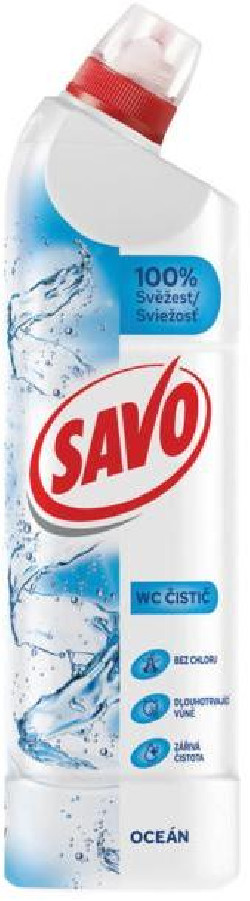 Savo WC tekutý čistič 700 ml - Oceán