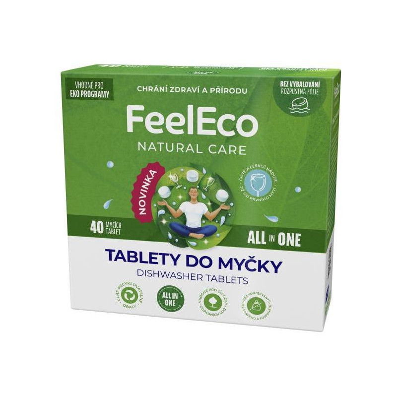 Tablety do umývačky Feel Eco All in One 40 ks