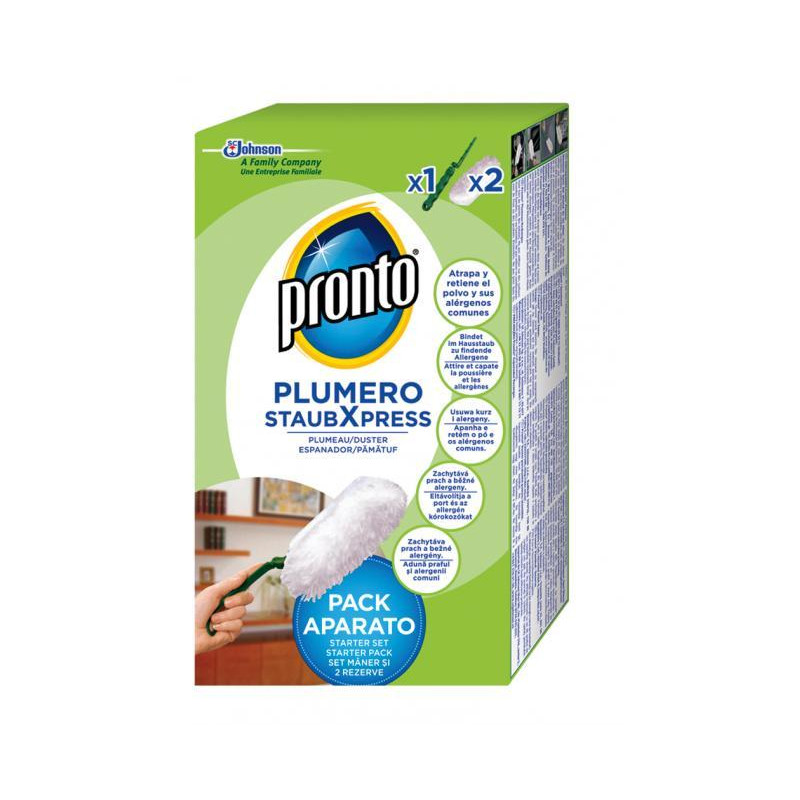 Pronto prachovka (1x rukoväť + 2x náhrada)