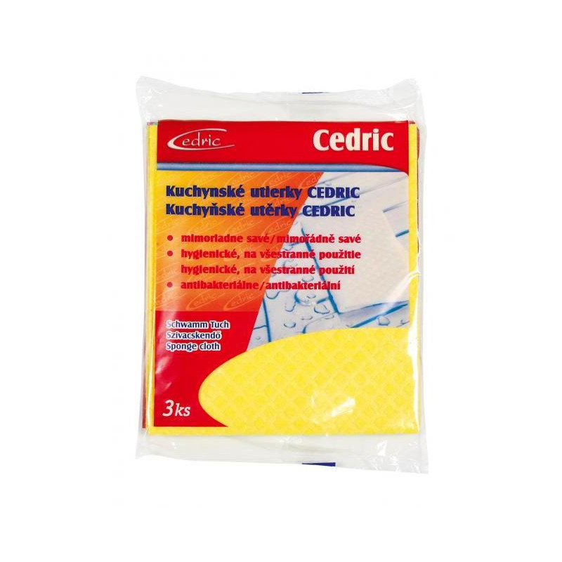 Kuchynská utierka z viskózy Cedric antibakteriálna 3 kusy