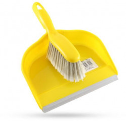 Metlička s lopatkou žltá