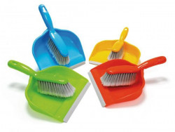 Metlička s lopatkou zelená