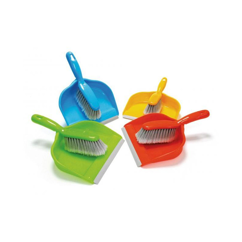 Metlička s lopatkou zelená