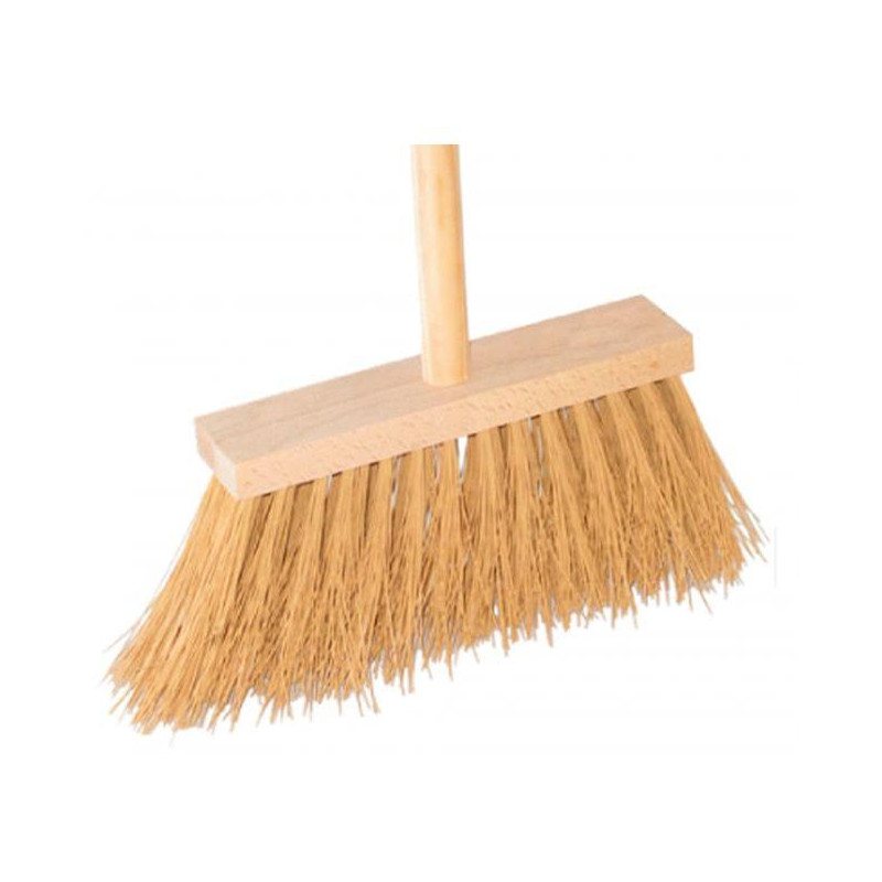 Metla drevená na chodník s násadou Cedric