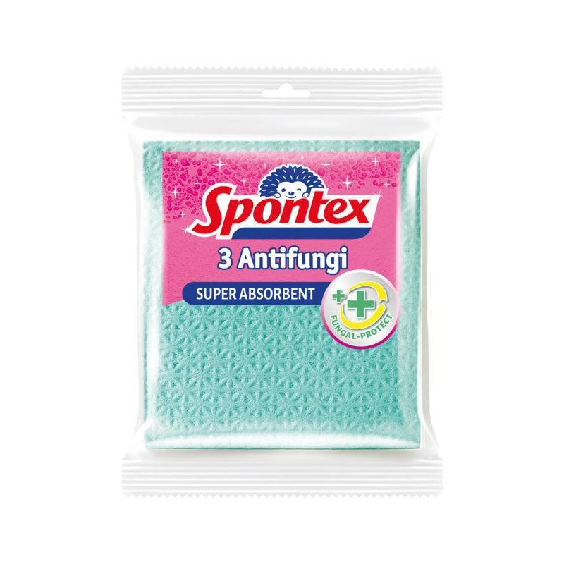 Utierka hubková Spontex Antifungi 3 kusy