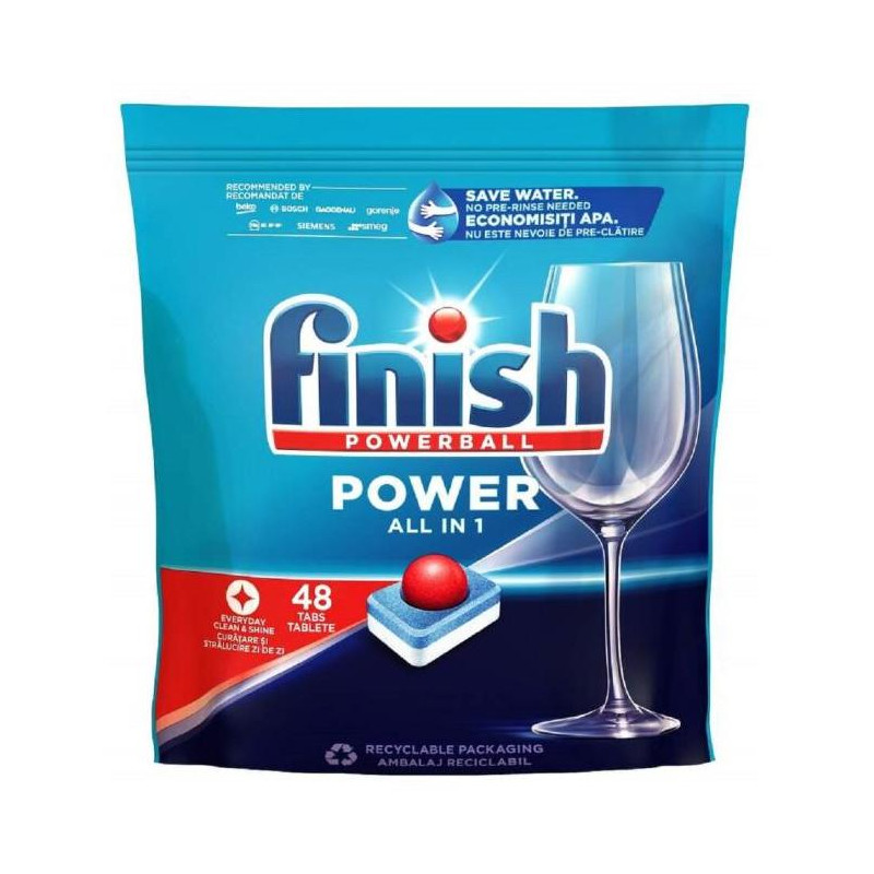 Finish tablety do umývačky riadu All in1 (48 ks)