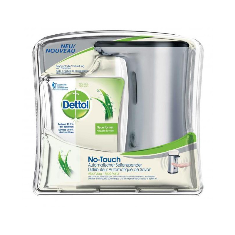Dettol bezdotykový dávkovač s náplňou 250 ml - Aloe Vera
