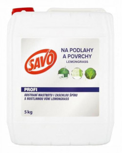 Savo PROFI na podlahy a povrchy 5kg Lemongrass