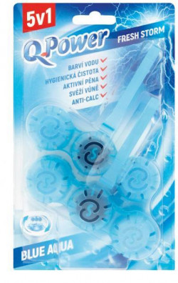 Q-Power WC závesný blok tuhý Fresh Storm 2 kusy