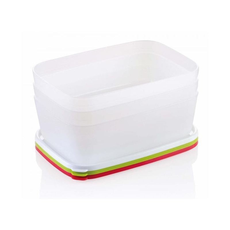 Zdravé dózy PURITY do mrazničky 1,5l 3ks