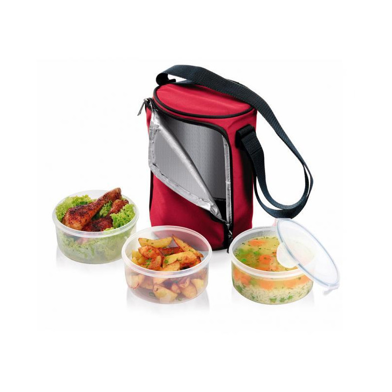 Obedár FRESHBOX s 3 dózami 0,8 l