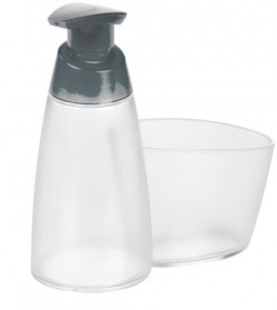 Dávkovač saponátu CLEAN KIT 350ml s oddelenim pre hubku