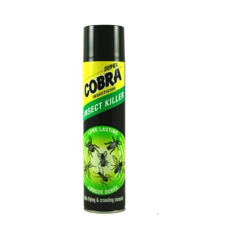 COBRA sprej UNI lietajúci aj lezúci hmyz 400 ml (čierny)