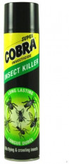 COBRA sprej UNI lietajúci aj lezúci hmyz 400 ml (čierny)