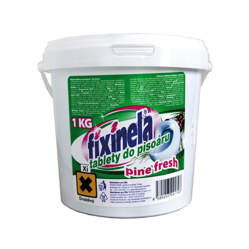 Fixinela Tablety do pisoárov 1kg Borovica