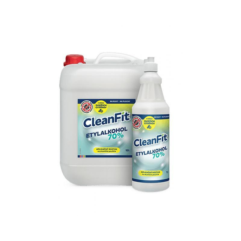 CleanFit dezinfekčný roztok Etylalkohol 70% citrus 10 l