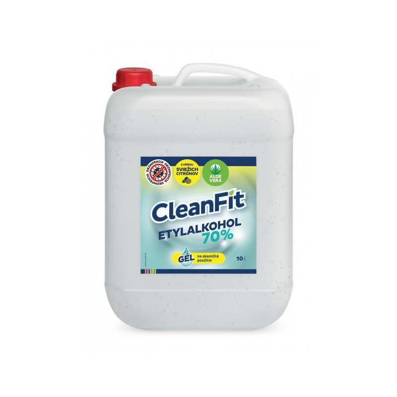 CleanFit dezinfekčný gél 70% citrus na ruky 10 l