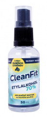 CleanFit dezinfekčný roztok Etylakohol 70% citrus s rozprašovačom 50 ml