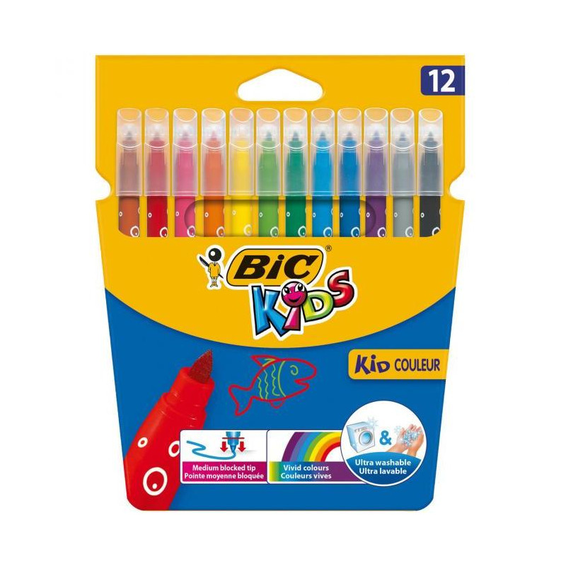 Detské popisovače KIDS 12 ks