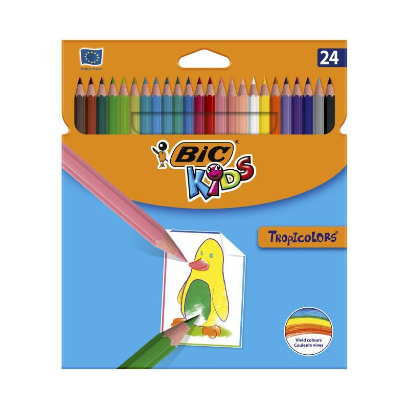 Farbičky BIC Tropicolors 24ks