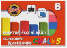 Krieda školská, 6 farieb