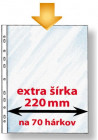 Euroobal Karton PP economy A4 maxi extra široký 50mic 50ks