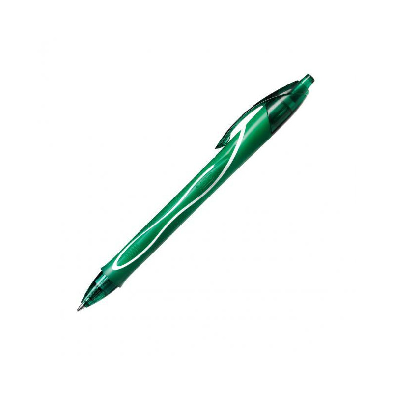 Gélové pero Bic Gelocity Quick Dry zelené