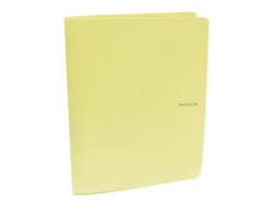 Zakladač 4-krúžkový Karton PP Pastelini PP žltý