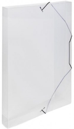 Plastový box s gumičkou Karton PP priehľadný číry