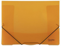 Plastový obal s gumičkou Karton PP Opaline oranžový