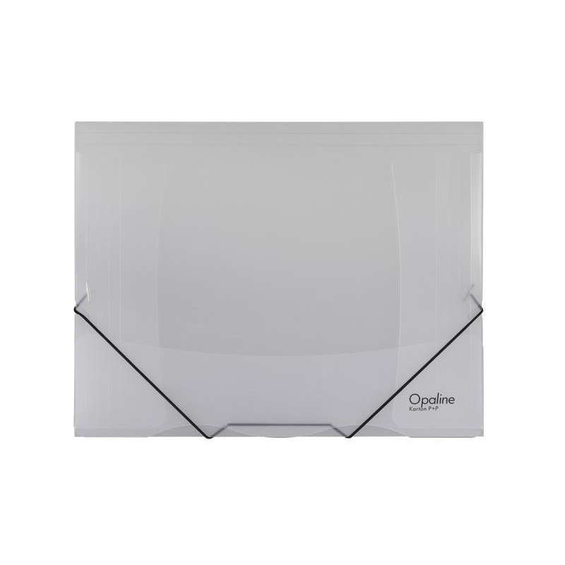 Plastový obal s gumičkou Karton PP Opaline číry