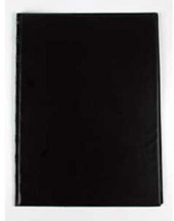 Dosky obyčajné so spodným vreckom KARTON PP čierne