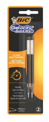 Náhradná náplň do gélového rollera BIC Gelocity QUICKDRY Čierna 2ks