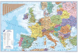 Podložka na stôl KARTON PP s mapou Európy 40x60cm