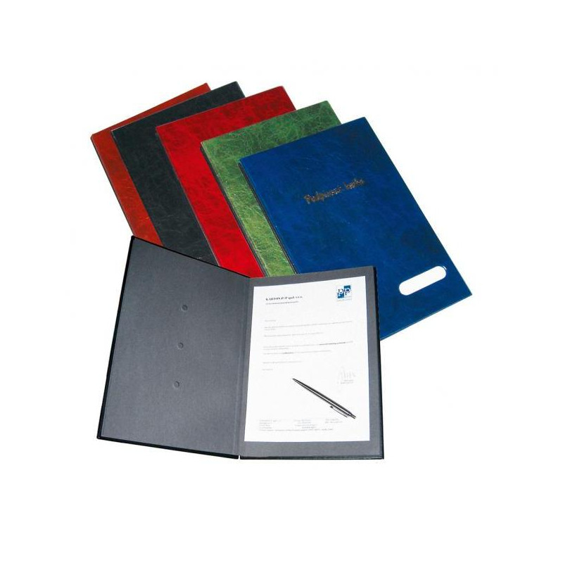 Podpisová kniha plastová 14 KARTON PP modrá