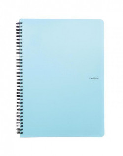 Poznámkový blok A4 Karton PP Pastelini modrý